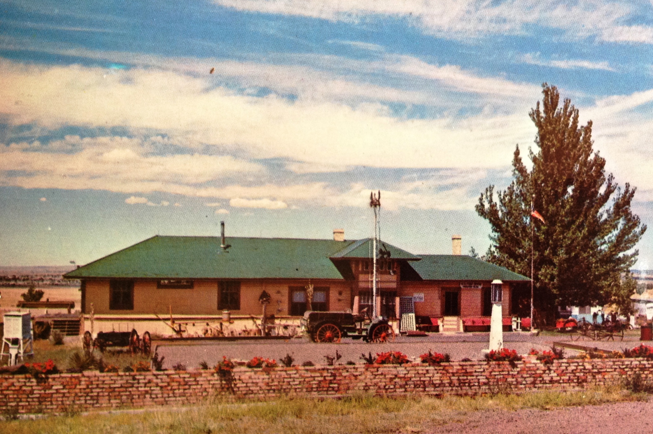 My House of Old Things, an EP&SW RR depot at Ancho, NM., c1965