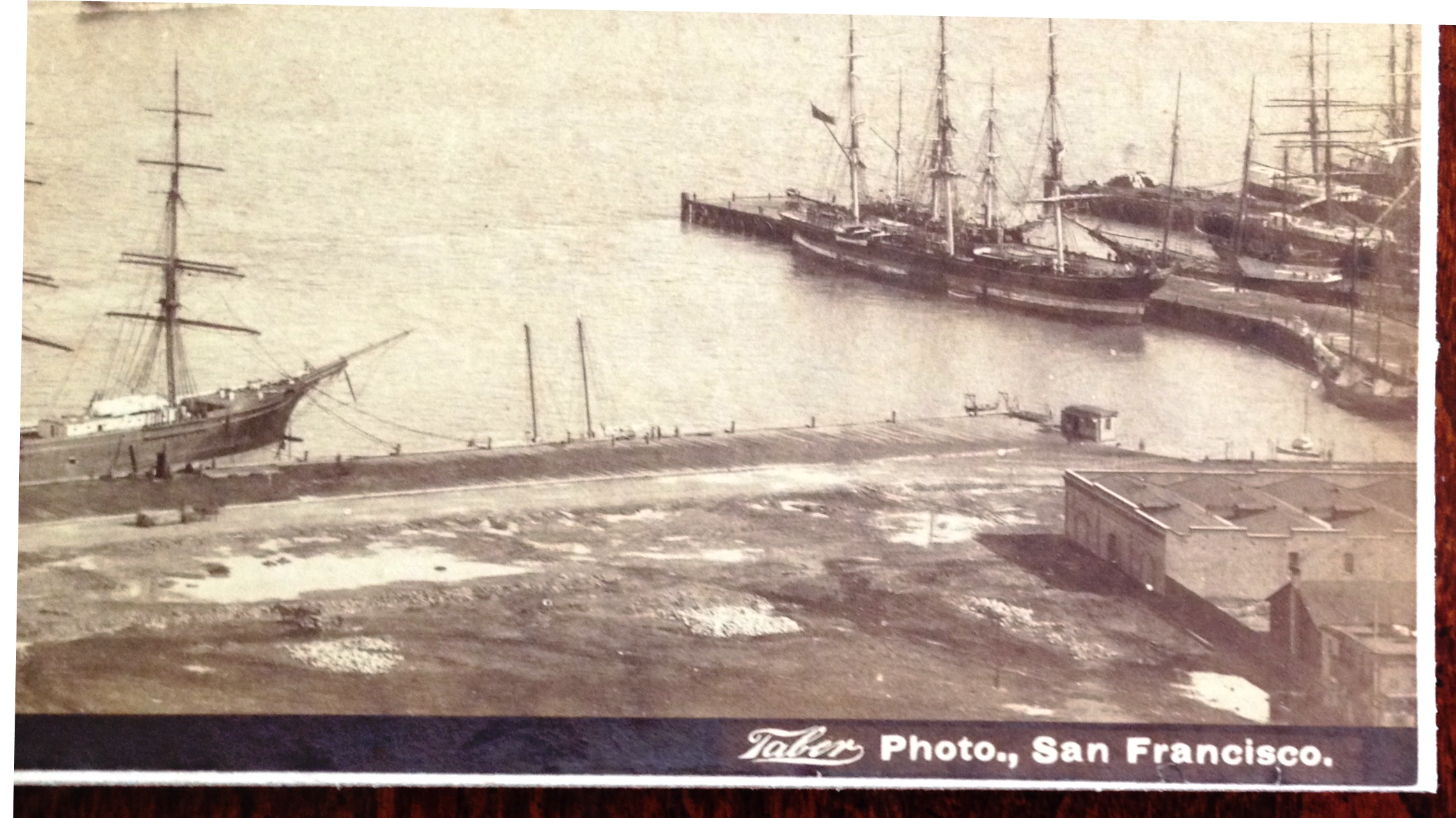 Photo of San Francisco Harbor c1865